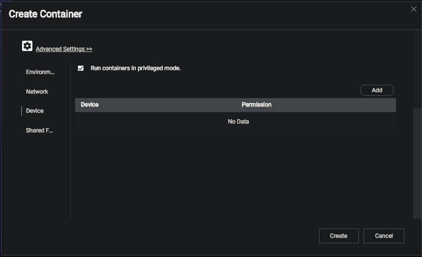 Booksonic on QNAP configure CPU and memory